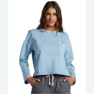 Roxy Doheny Crew Neck Sweatshirt - Bel Air Blue